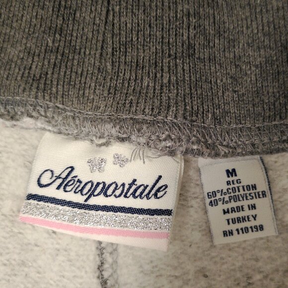 Aeropostale Fit & Flare Gray Sweatpants Size Medium - Picture 4 of 6